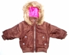 Dětská zimní bunda, hnědá.
Vel: 68/74 (6-9 měs.)
Další dostupné velikosti: 74/80, 80/86, 86/92. 