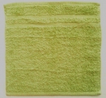 Ručník na obličej.
Rozměry: 30 x 30 cm.
Barevné provedení: Sv. Zelená.
Složení materiálu: 100% Bavlna.