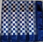 Dámský šatek 100 x 100 cm. 
100% polyester.
modrá vzor 02.
